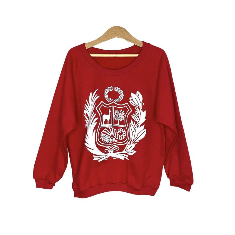 PEYITO - Polera Afranelado Escudo Nacional Perú Niños Unisex