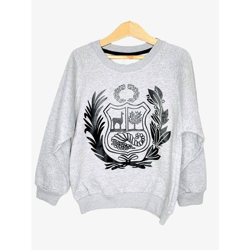 PEYITO - Polera Afranelado Escudo Nacional Perú Niños Unisex