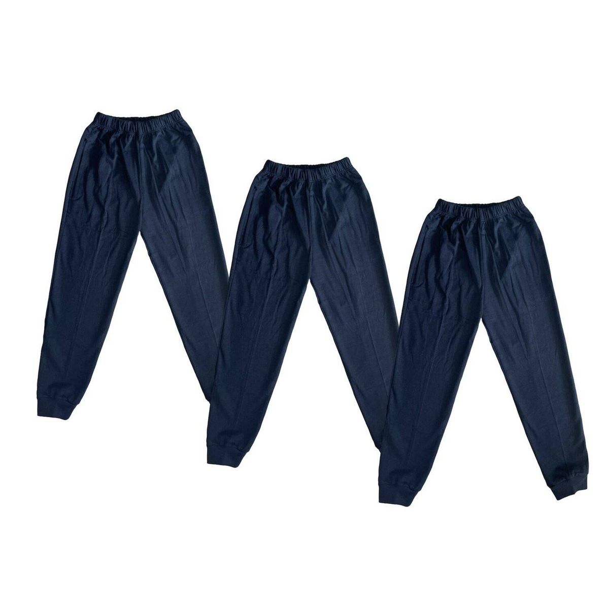 PEYITO - Buzo algodón pima unisex pack x3 - azul marino