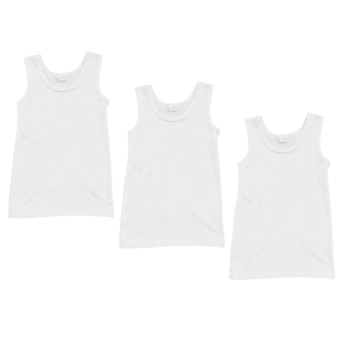 PEYITO - Bividí unisex algodón pima pack x3blanco
