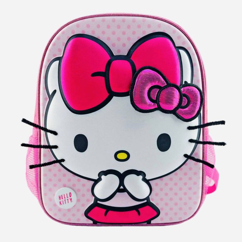 PEYITO - Mochila a4 con capucha hello kitty marca scool_.