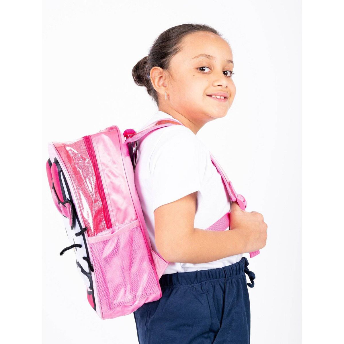 PEYITO - Mochila a4 con capucha hello kitty marca scool