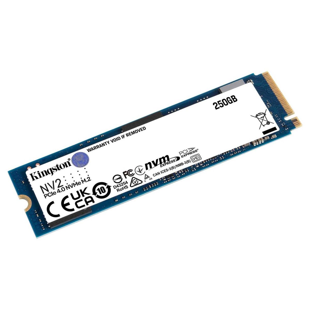 KINGSTON - DISCO SOLIDO KINGSTON NV2 500GB 3500MBS NVME M2 PCIE SNV2S500G
