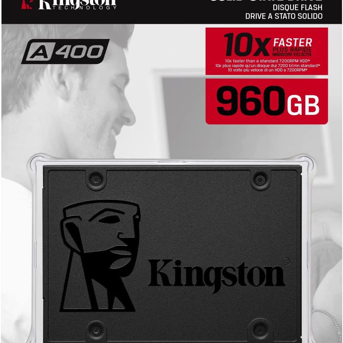 KINGSTON - DISCO DURO KINGSTON SOLIDO 960GB A400 SATA3 2.5 SSD