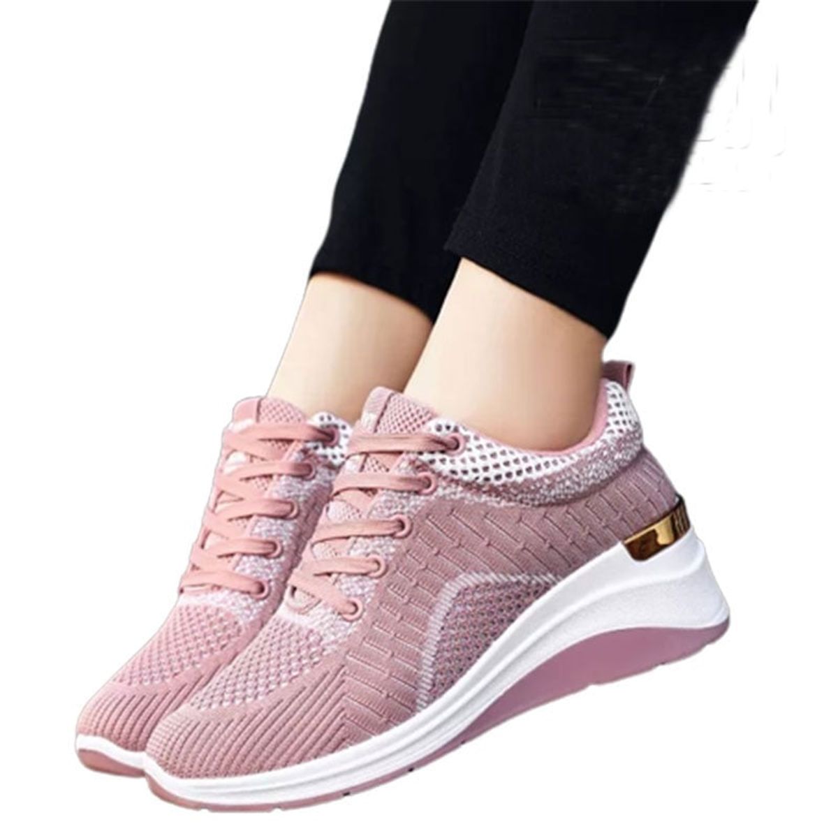 GENERICO - zapatillas mujer running taco 5 livianas