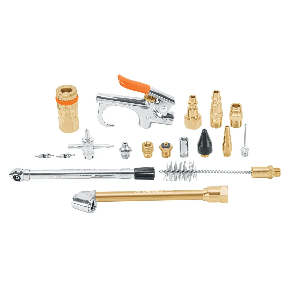 TRUPER - Kit de 18 Piezas para Compresora de Aire Truper
