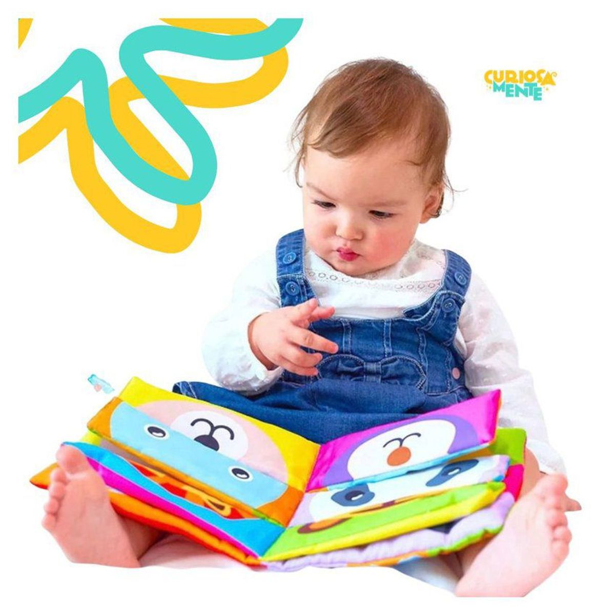 GENERICO - Libro Sensorial De Tela Con Rompecabeza Bebes Del océano