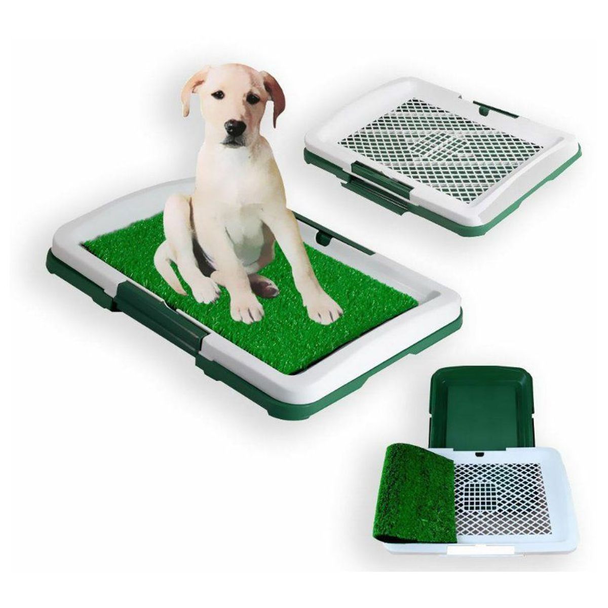 GENERICO - Puppy Potty Baño Ecologico Portátil con Cesped para Perros