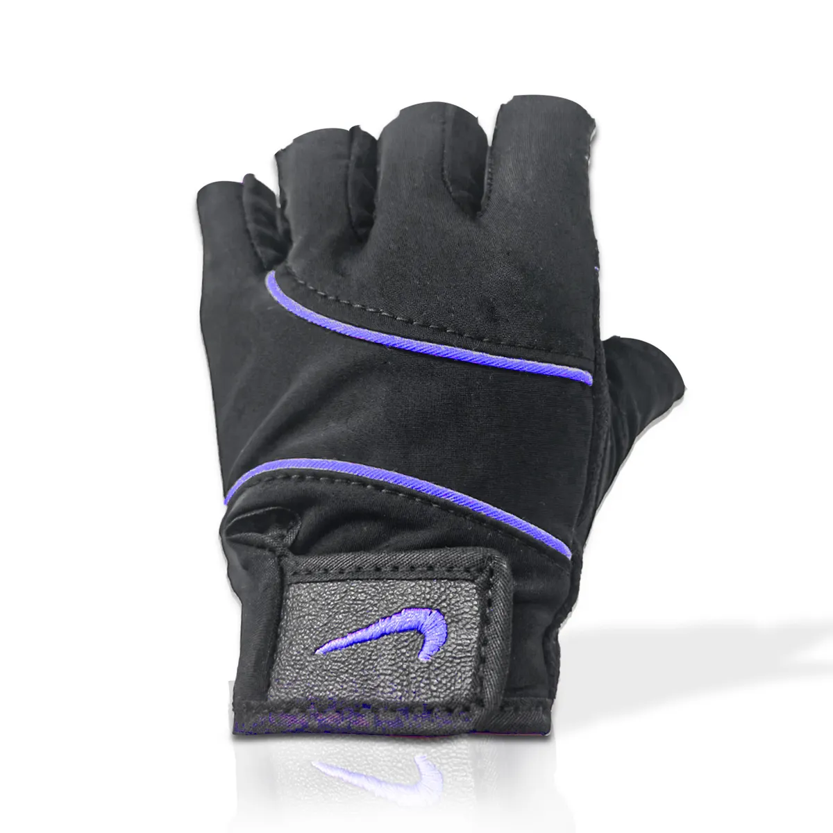 GENERICO - GUANTES MEDIO DEDO FITNESS MORADO TALLA S