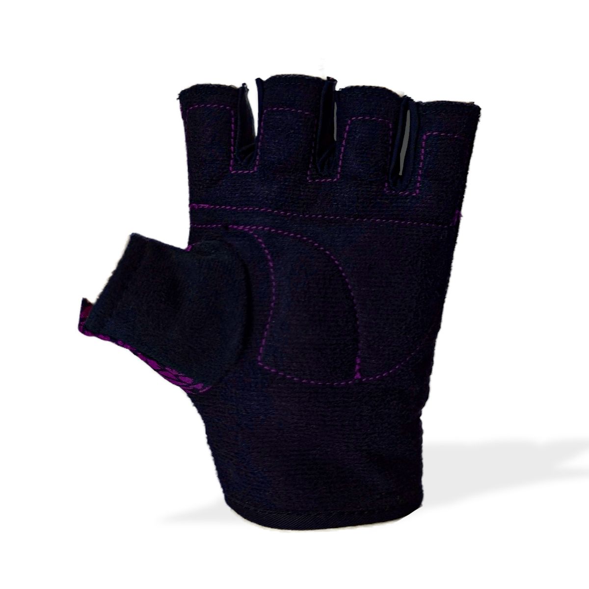 GENERICO - GUANTES MEDIO DEDO FITNESS MORADO  TALLA M