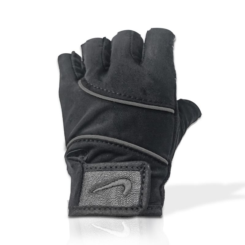 GENERICO - GUANTES MEDIO DEDO FITNESS NEGRO TALLA S