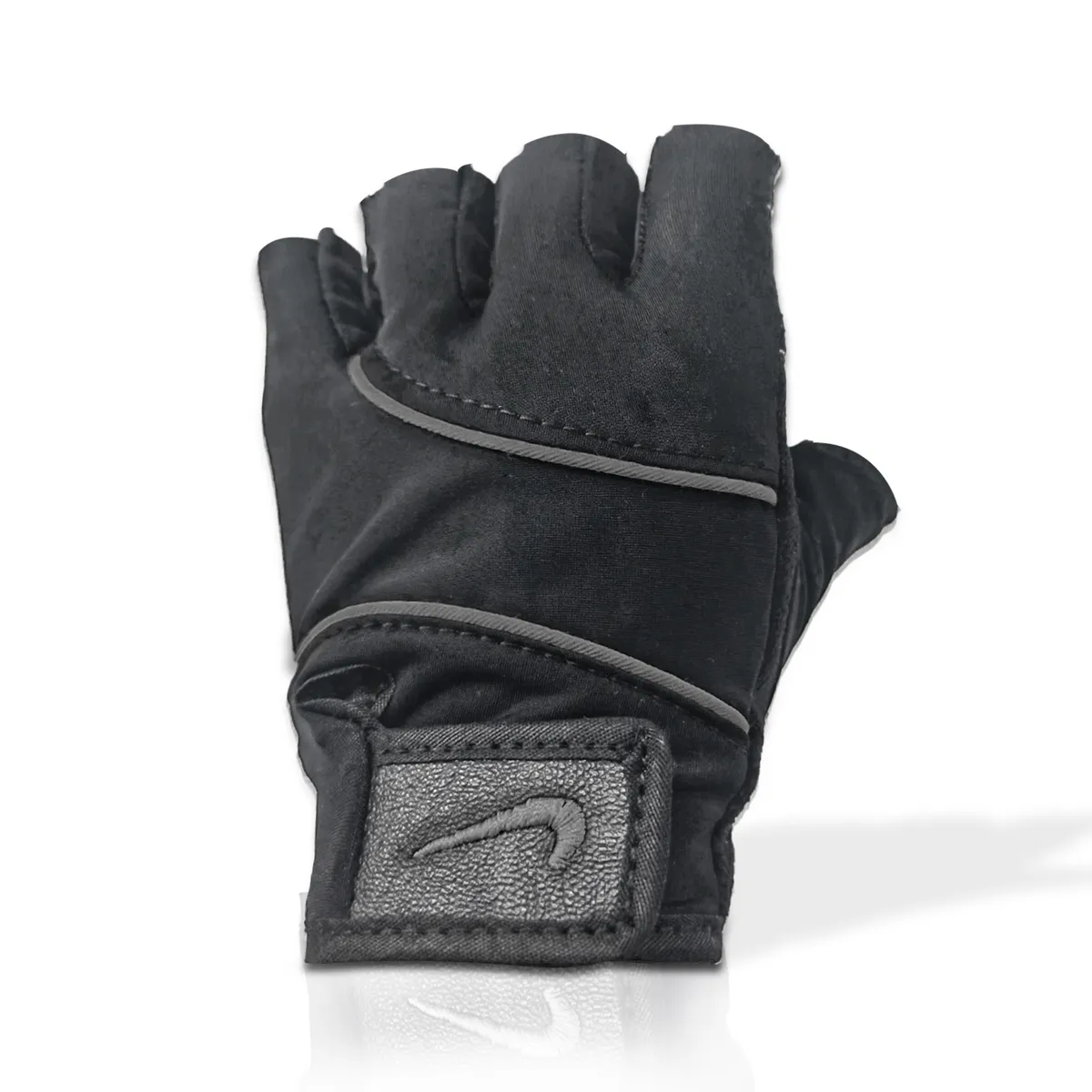 GENERICO - GUANTES MEDIO DEDO FITNESS NEGRO TALLA M