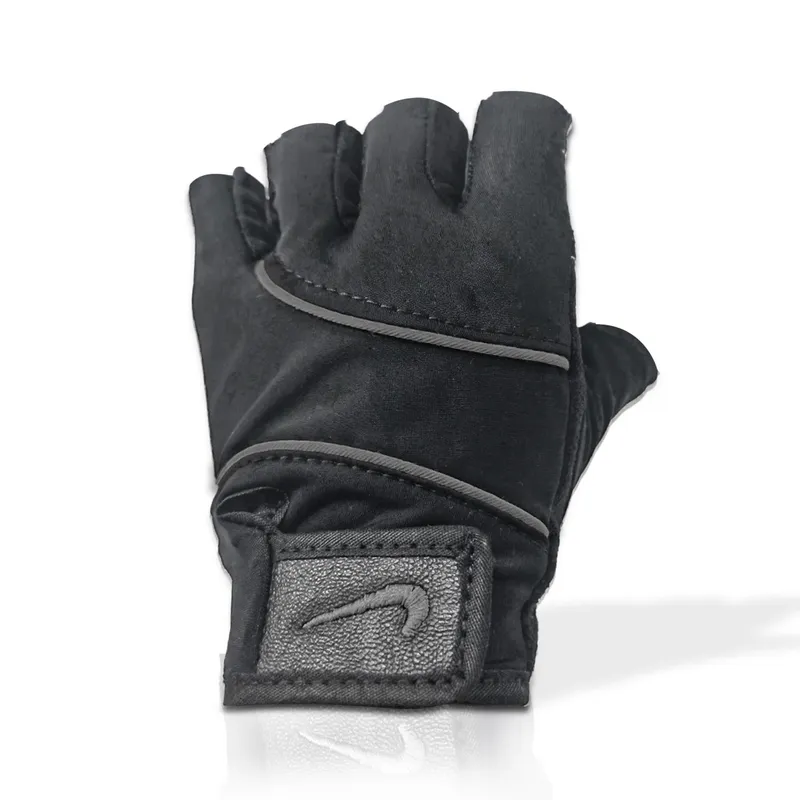GENERICO - GUANTES MEDIO DEDO FITNESS NEGRO TALLA M