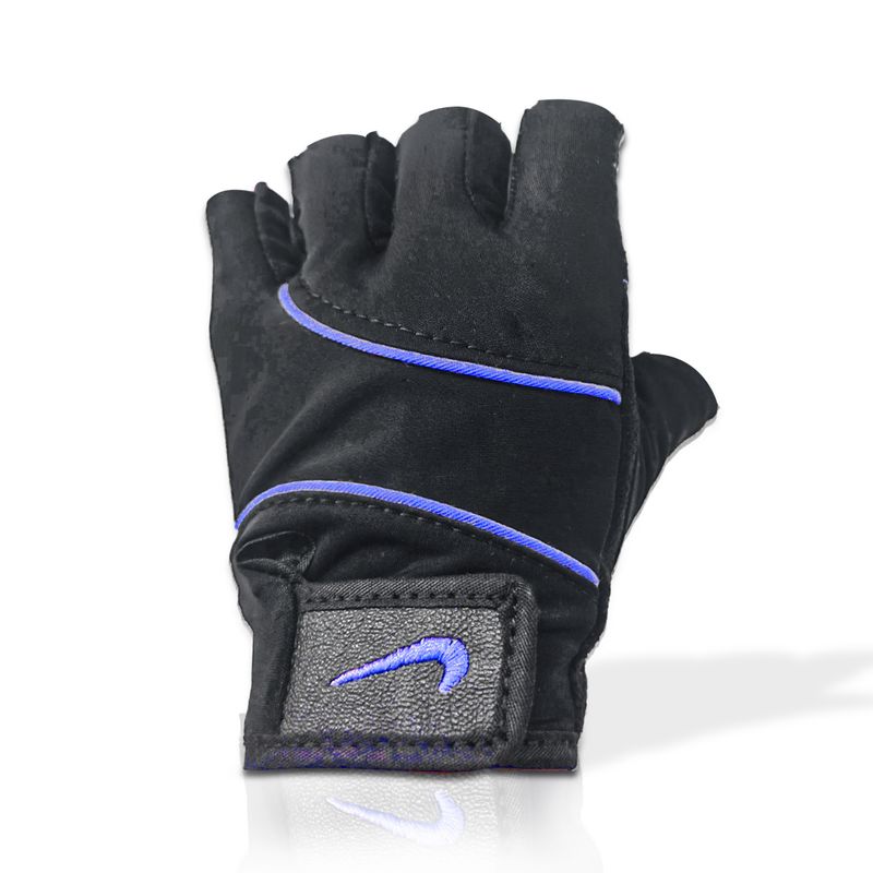 GENERICO - GUANTES MEDIO DEDO FITNESS AZUL TALLA M
