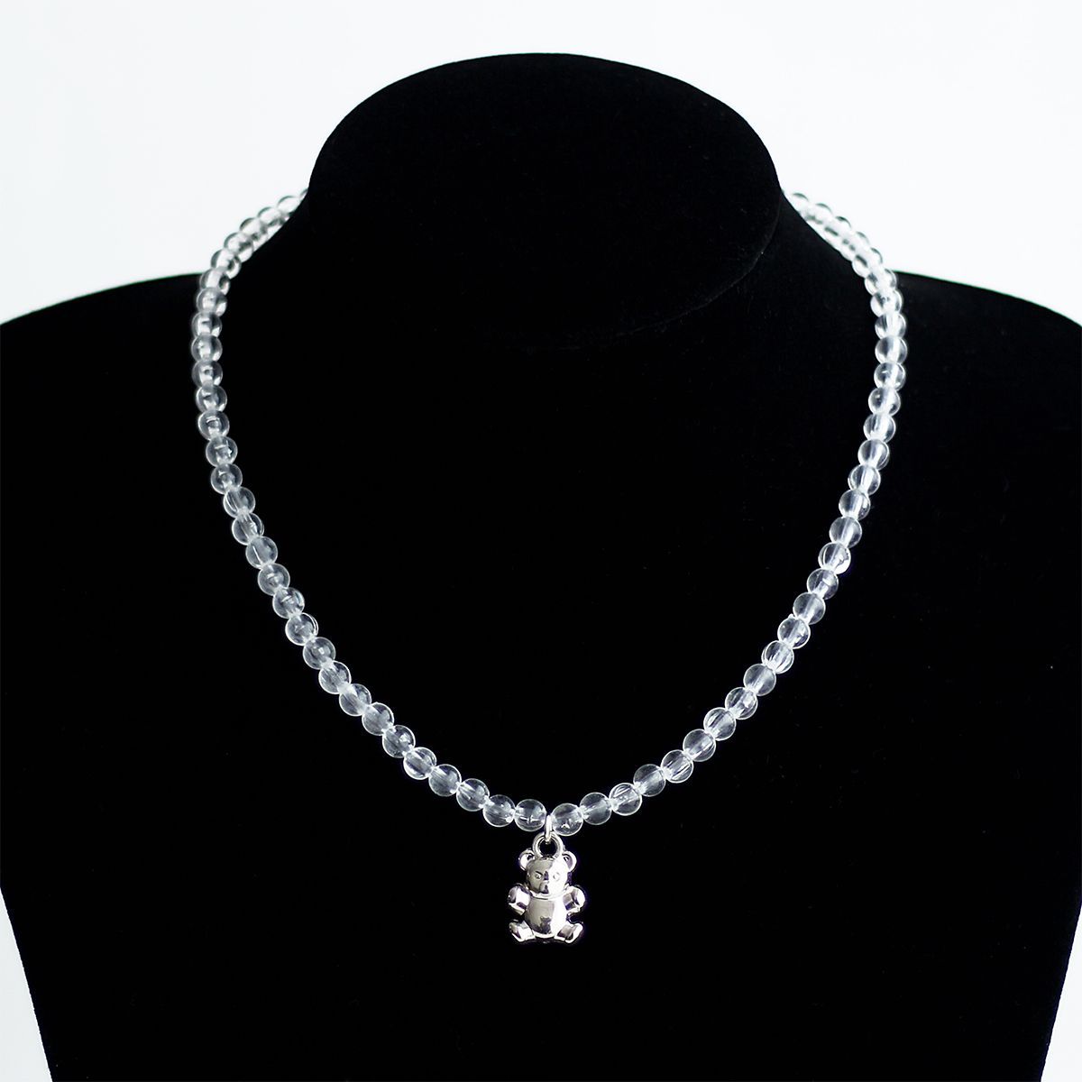 GENERICO - Collar Dije Teddy Transparente - Manya