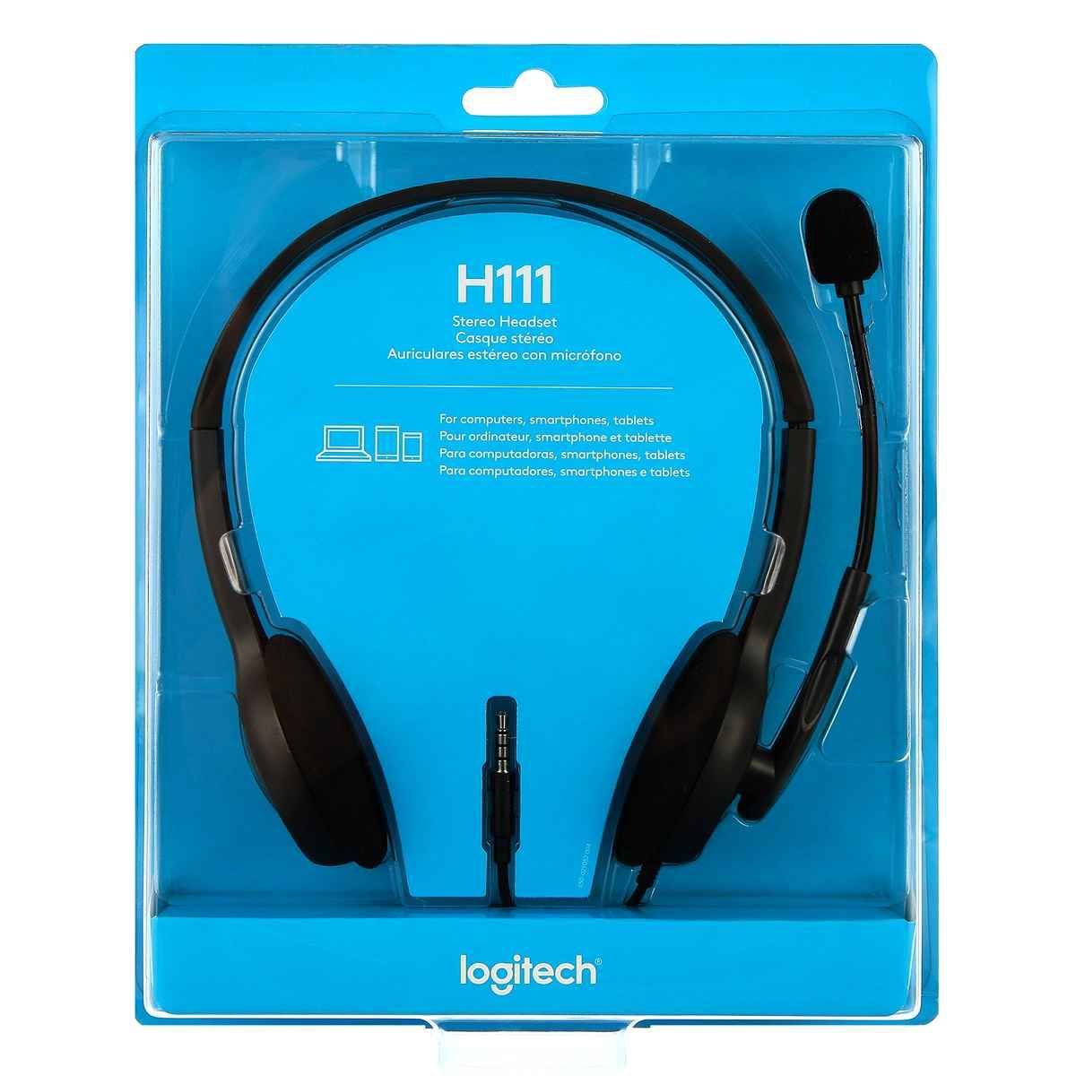 LOGITECH - AURICULAR CON MICROFONO LOGITECH H111 981-000612