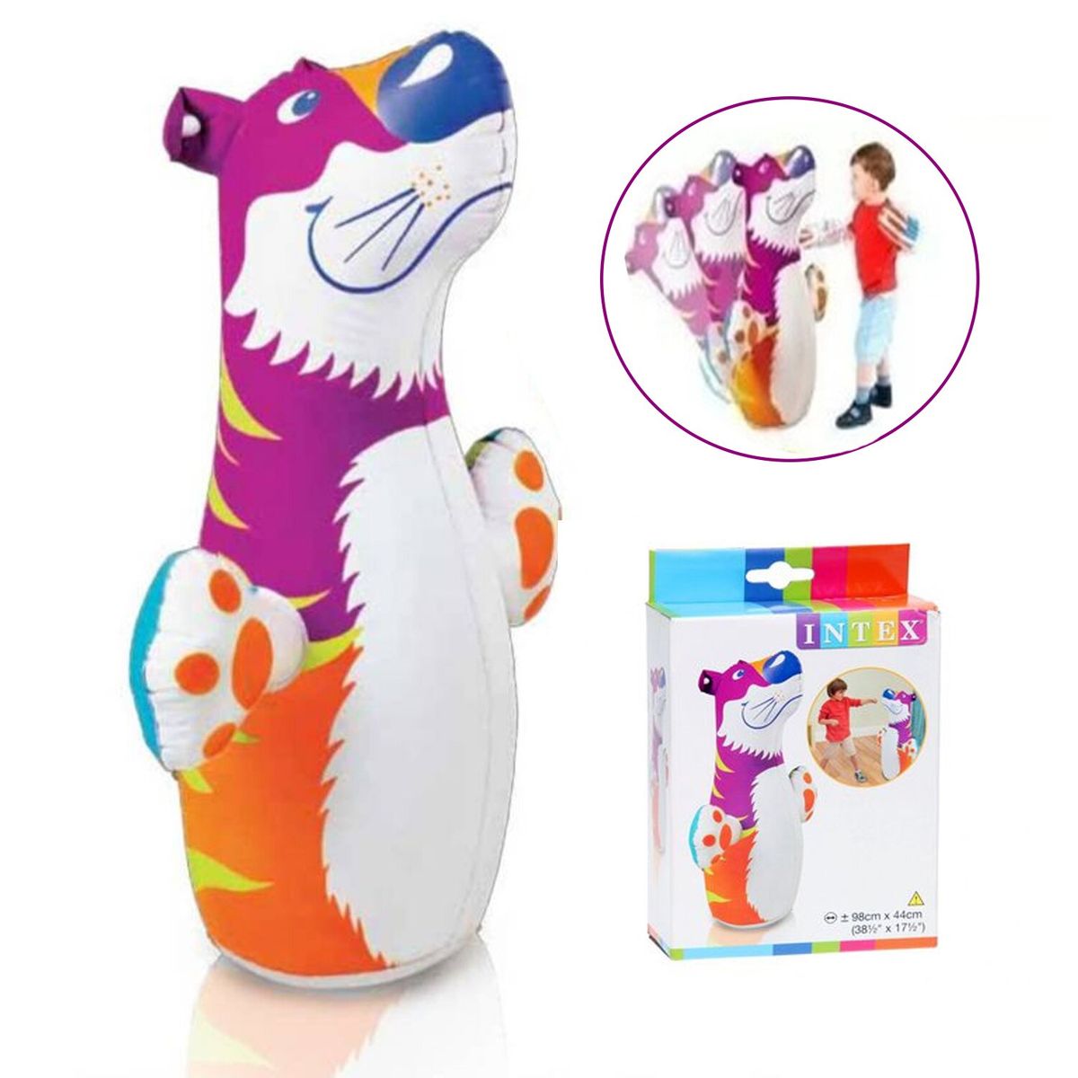 INTEX - Porfiado Inflable de Animales para Niños Aleatorio