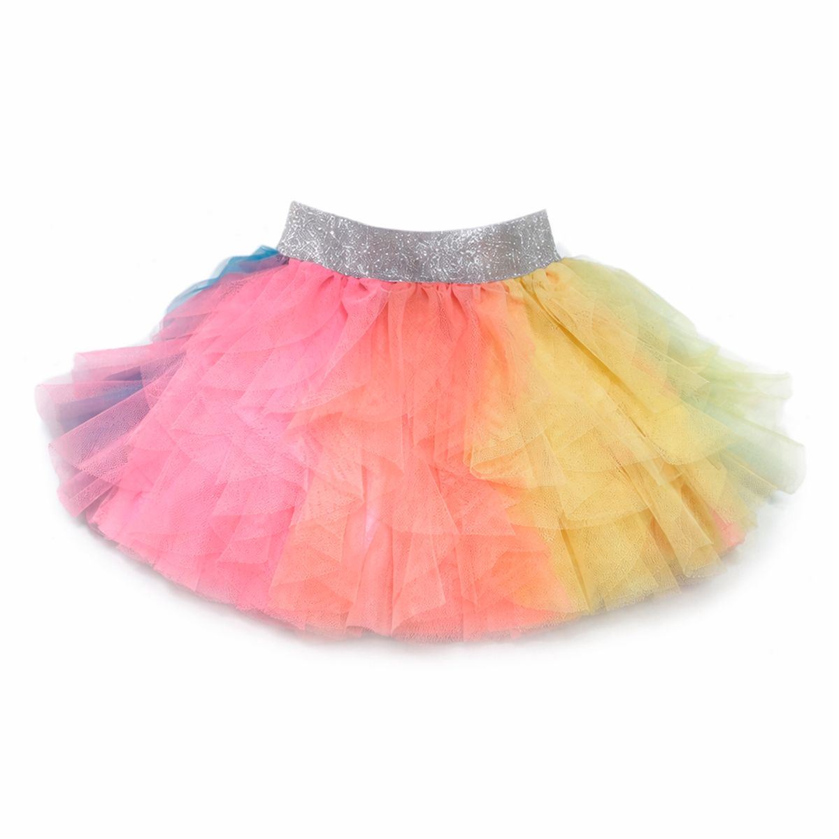 TIFANTI - Falda de Tul de colores Niña Arco Iris