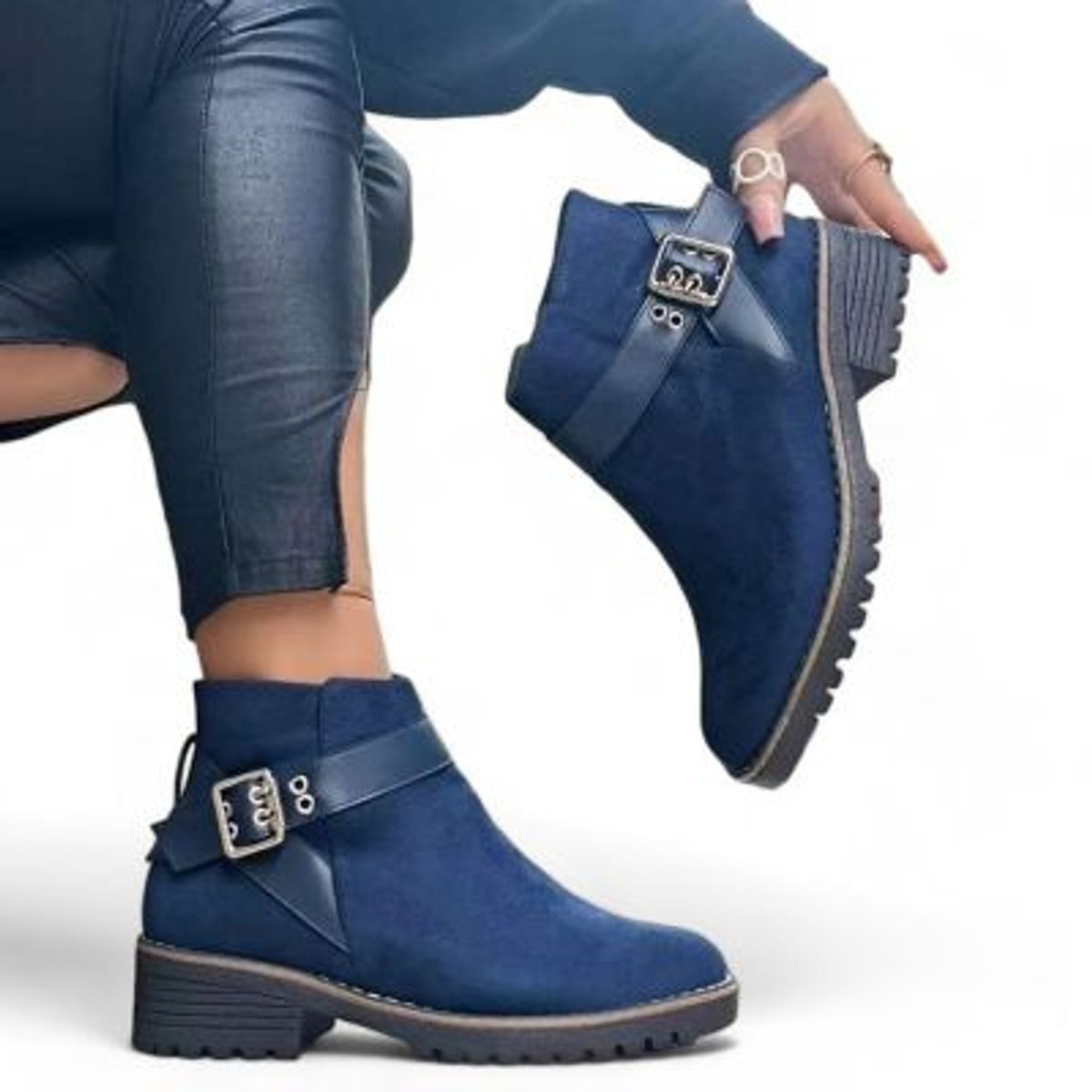 GENERICO - Botin Mujer Yomar Cam2046L-52 Color Azul