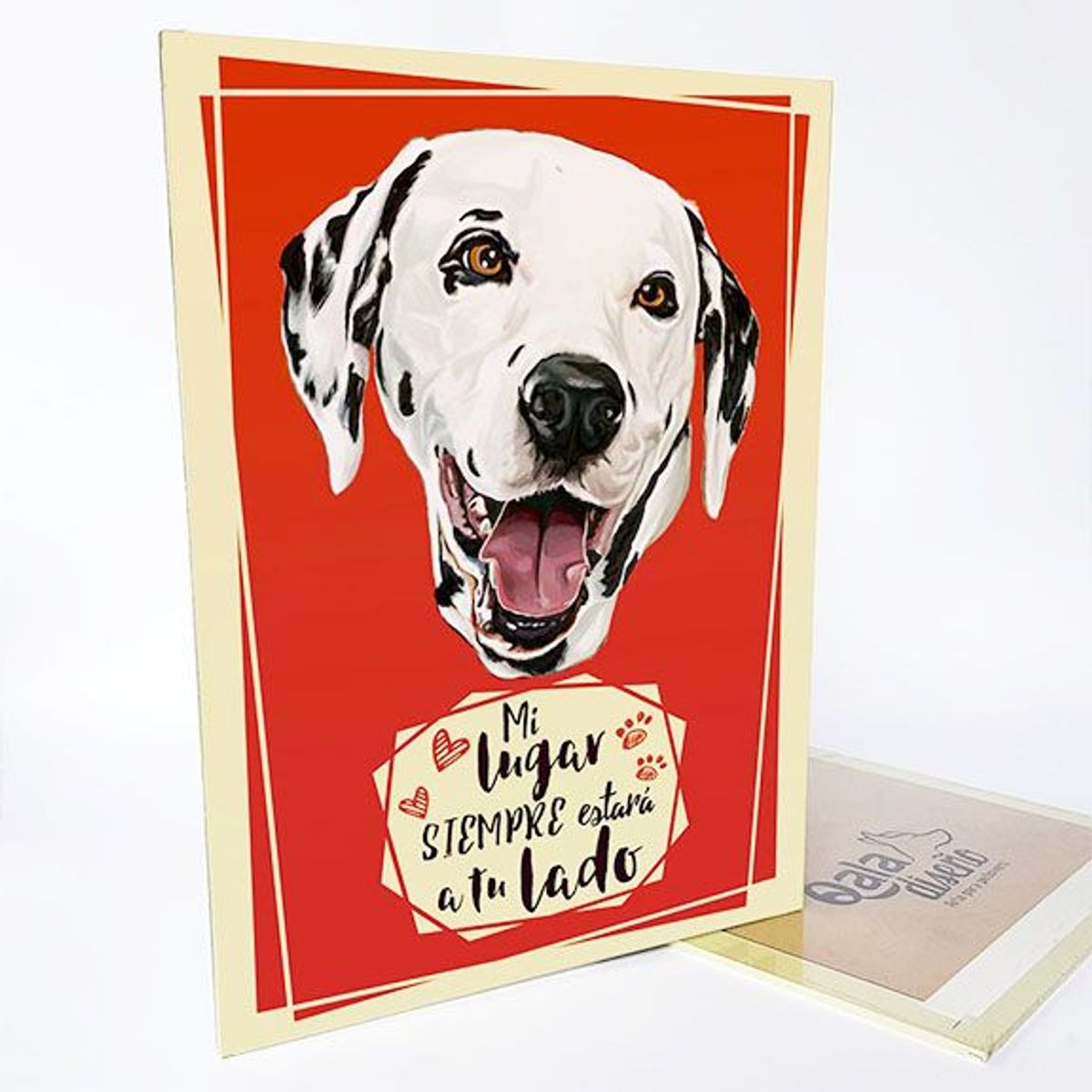 QALA DISEÑO - Cuadro Decorativo - Qala Diseño - Perro Dálmata - 30x225 cms