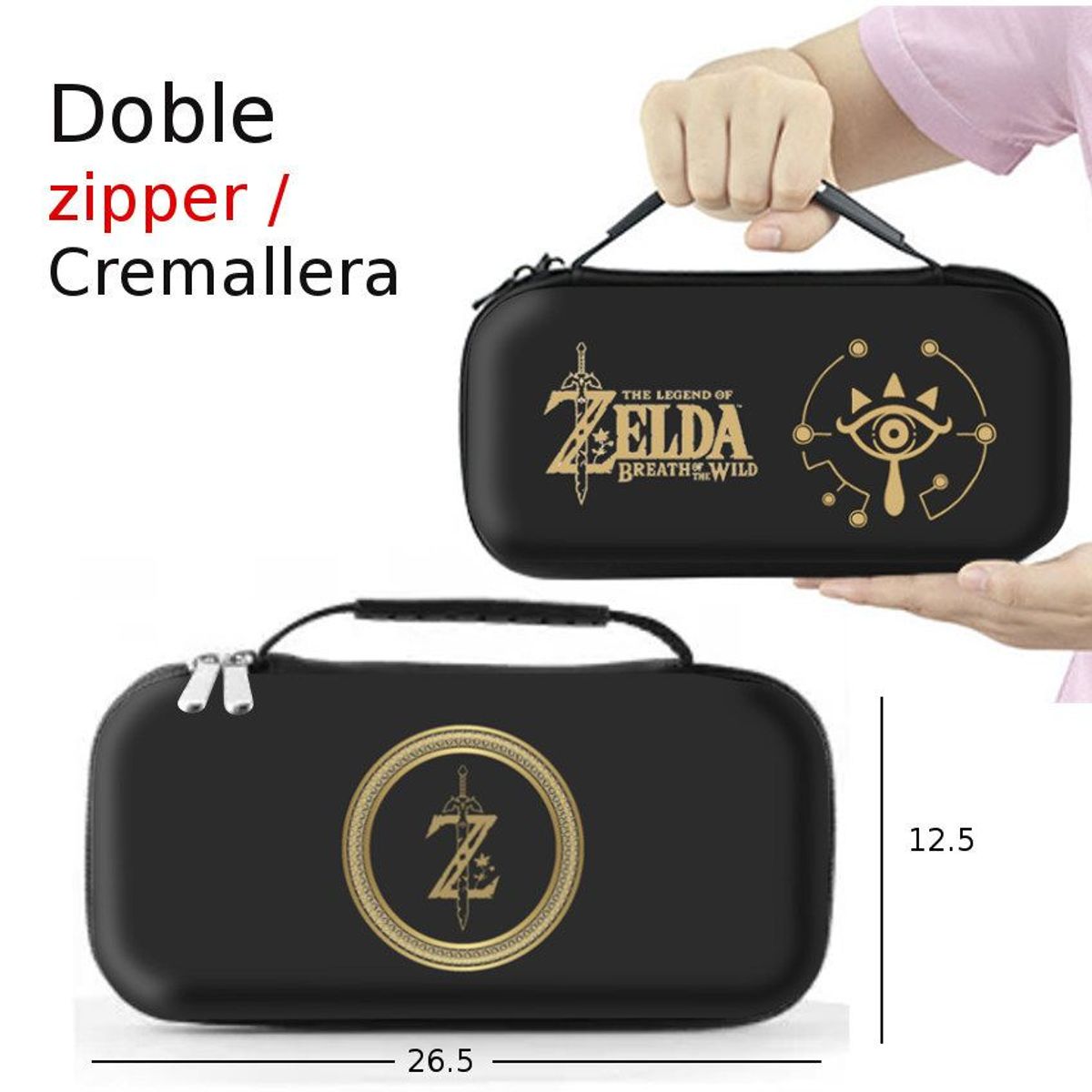 GENERICO - Maletin Case Viajero Transportador Nintendo Switch OLED Swith  Lite