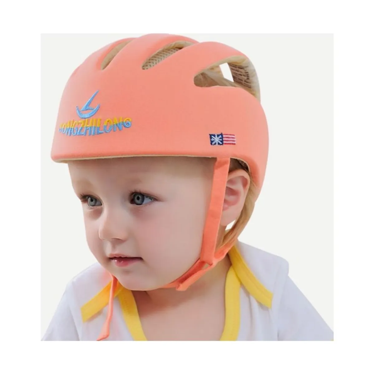 GENERICO - Casco para Bebé Protección Headguard Melon