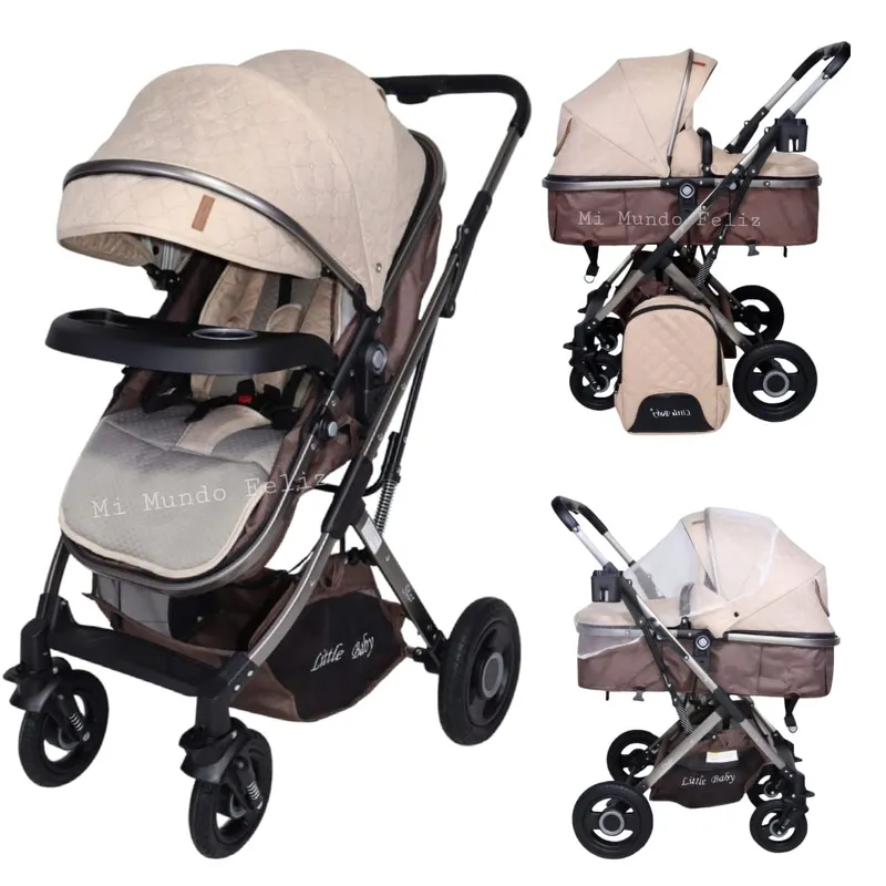 BABY HAPPY - Coche Moises para Bebe Reversible 2025 Golden Kah