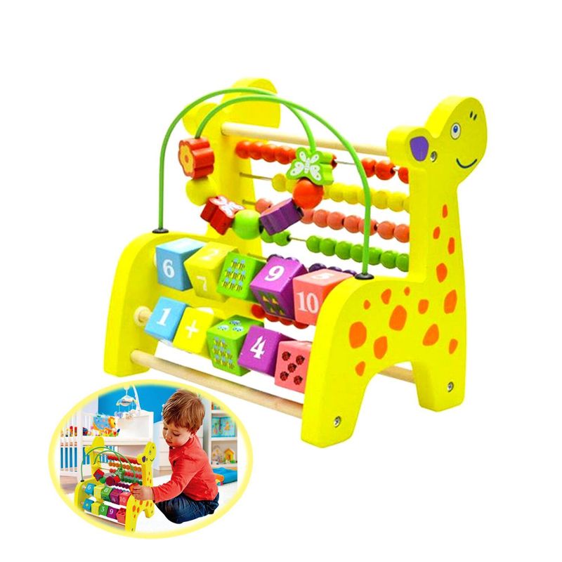 GENERICO - Juego Didáctico Abaco Laberinto de Cuentas