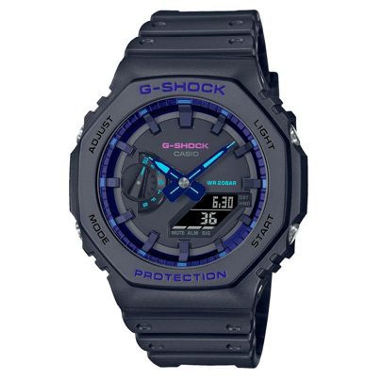 G-SHOCK - Reloj G-Shock Resina GA-2100VB-ACR