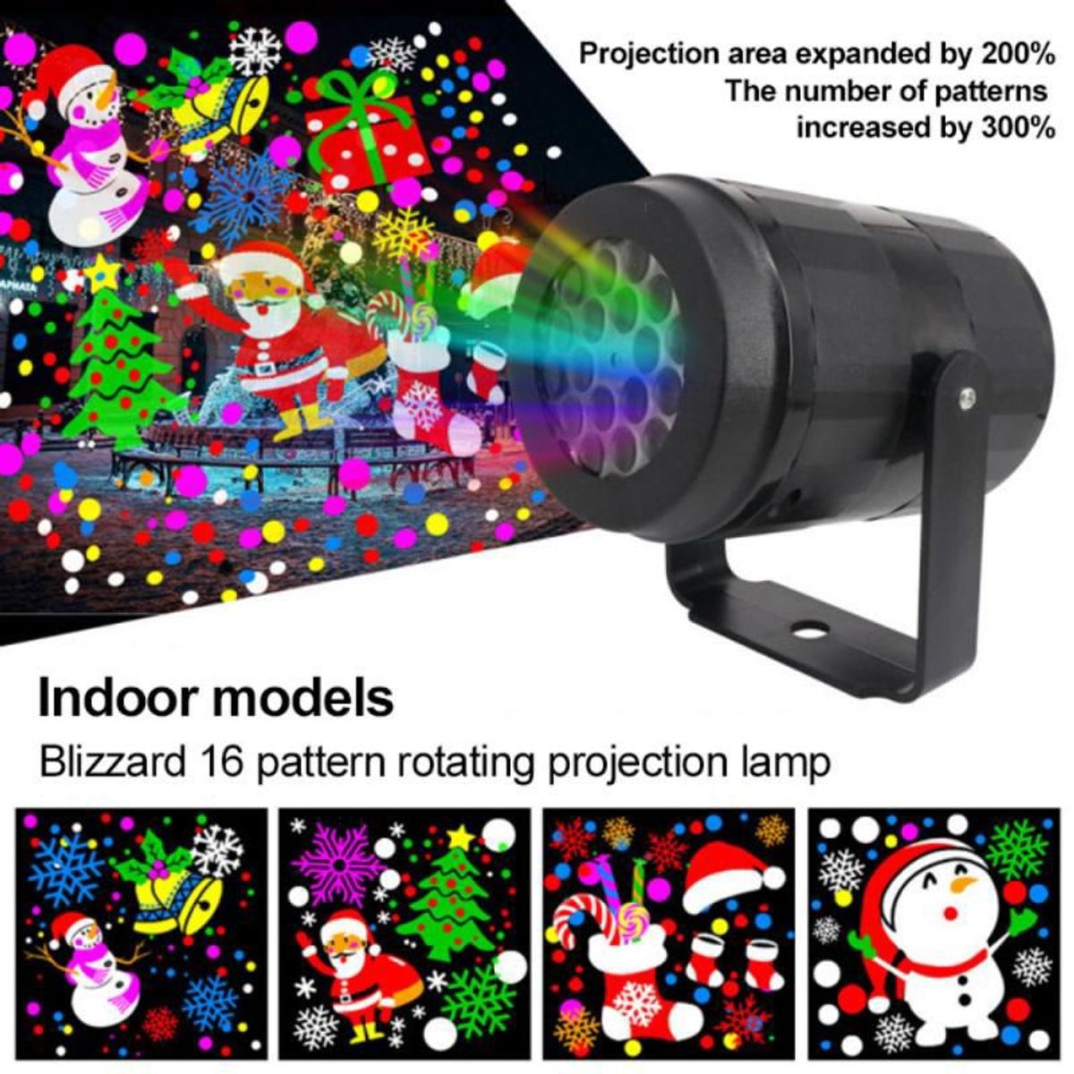 OEM - LED Proyector de Imágenes de Navidad Exterior Coloridos