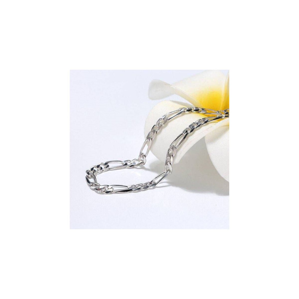 CLEO JOYAS & ACCESORIOS - Cadena figaro cartier plata hombre