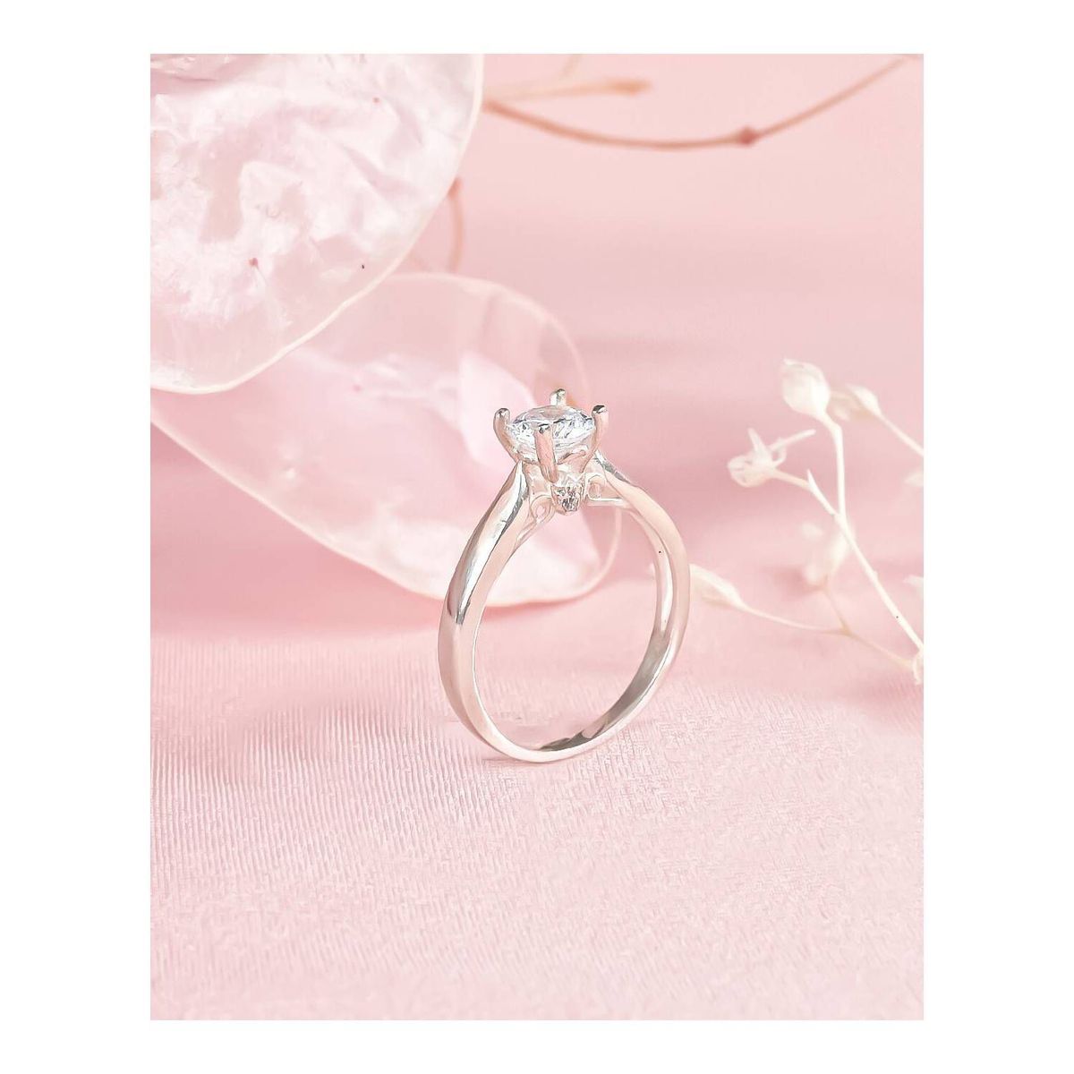 CLEO JOYAS & ACCESORIOS - Anillo love mujer plata circones