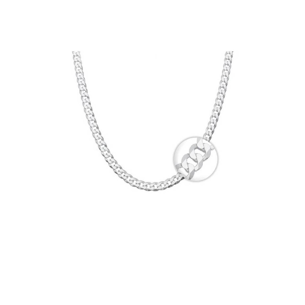 CLEO JOYAS & ACCESORIOS - Cadena cubana plata hombre