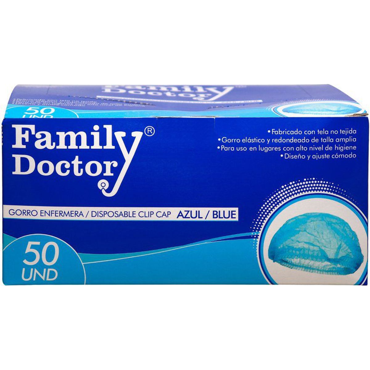 FAMILY DOCTOR - Gorro Quirúrgico Pack 100 unidades Family Doctor