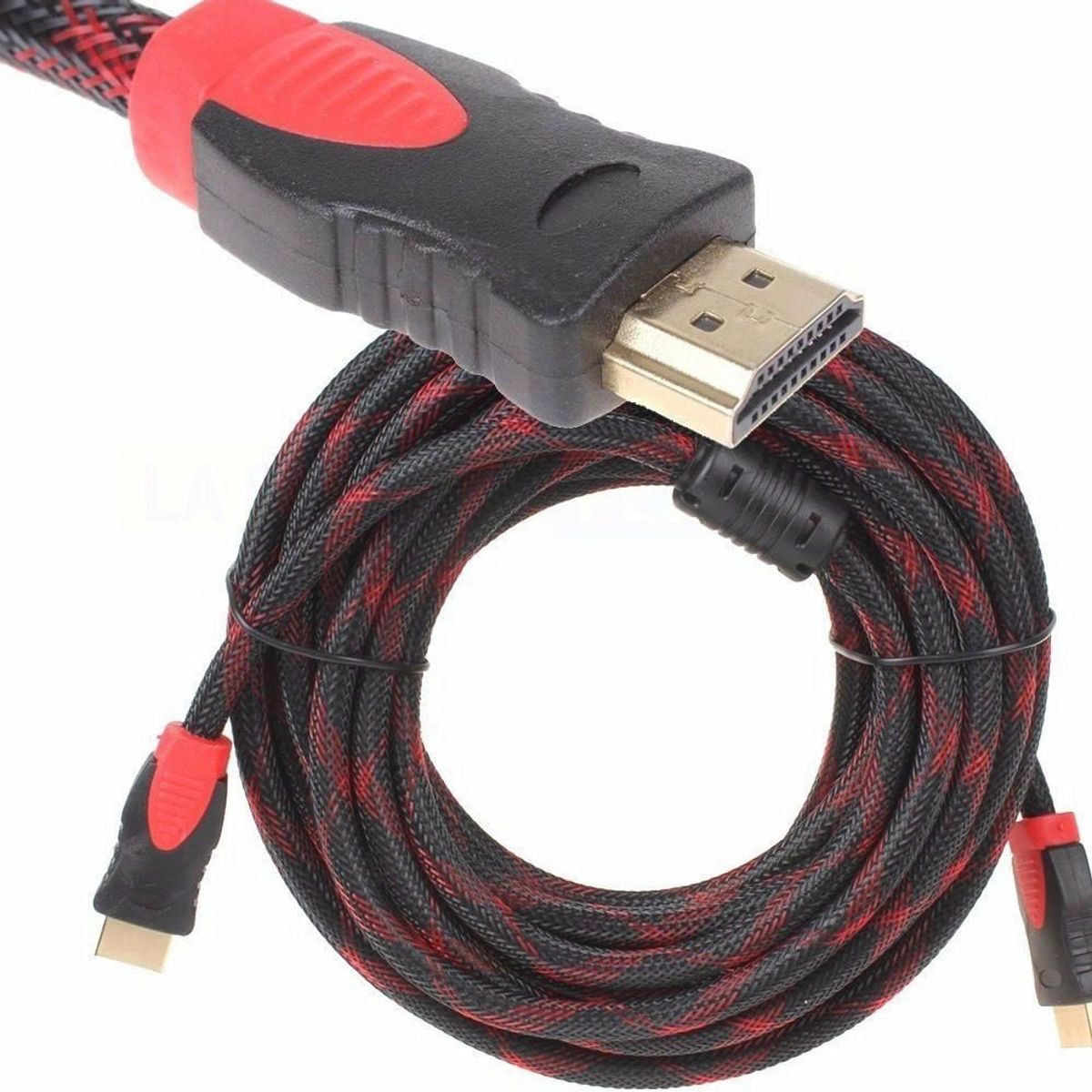 GENERICO - Cable HDMI - HDMI Con Filtro 10 metros Full HD 3D V1.4 Enmallado Negro