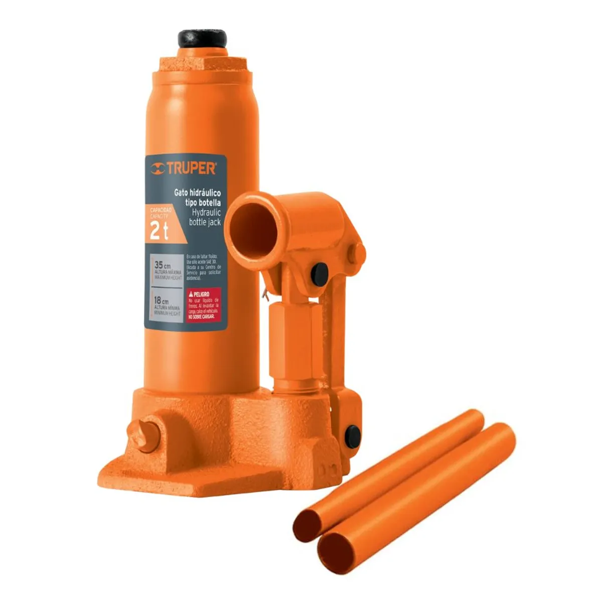 TRUPER - Gata hidráulica botella 2 toneladas truper