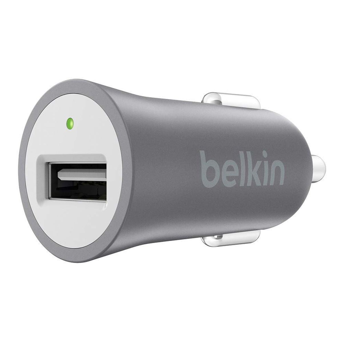 BELKIN - Belkin Mixit Cargador Móvil Adaptador Automóvil Gris - F8M730BTGRY
