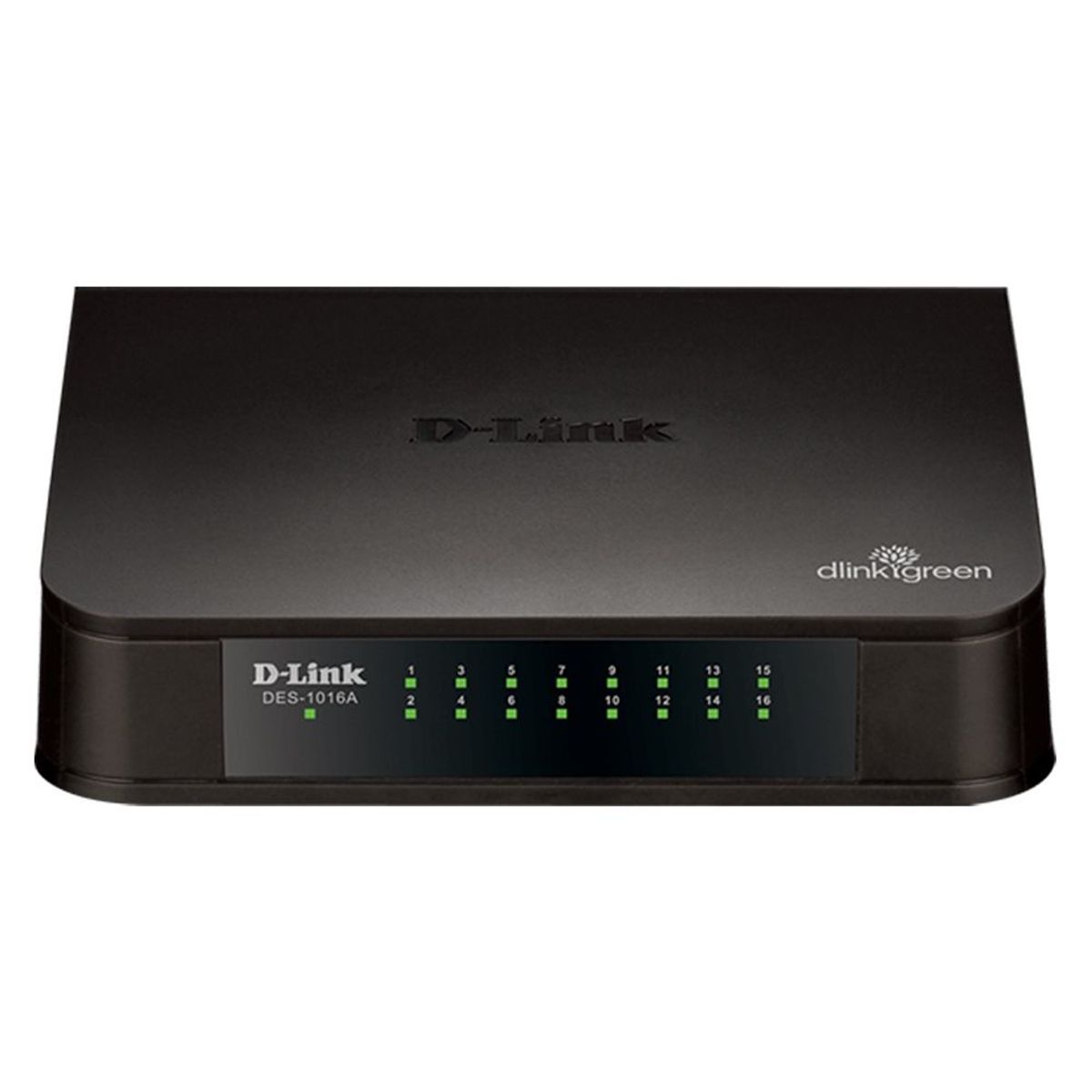DLINK - Switch D-Link 16 RJ-45 10/100 Mbps Auto MDI/MDI-X - DES-1016A