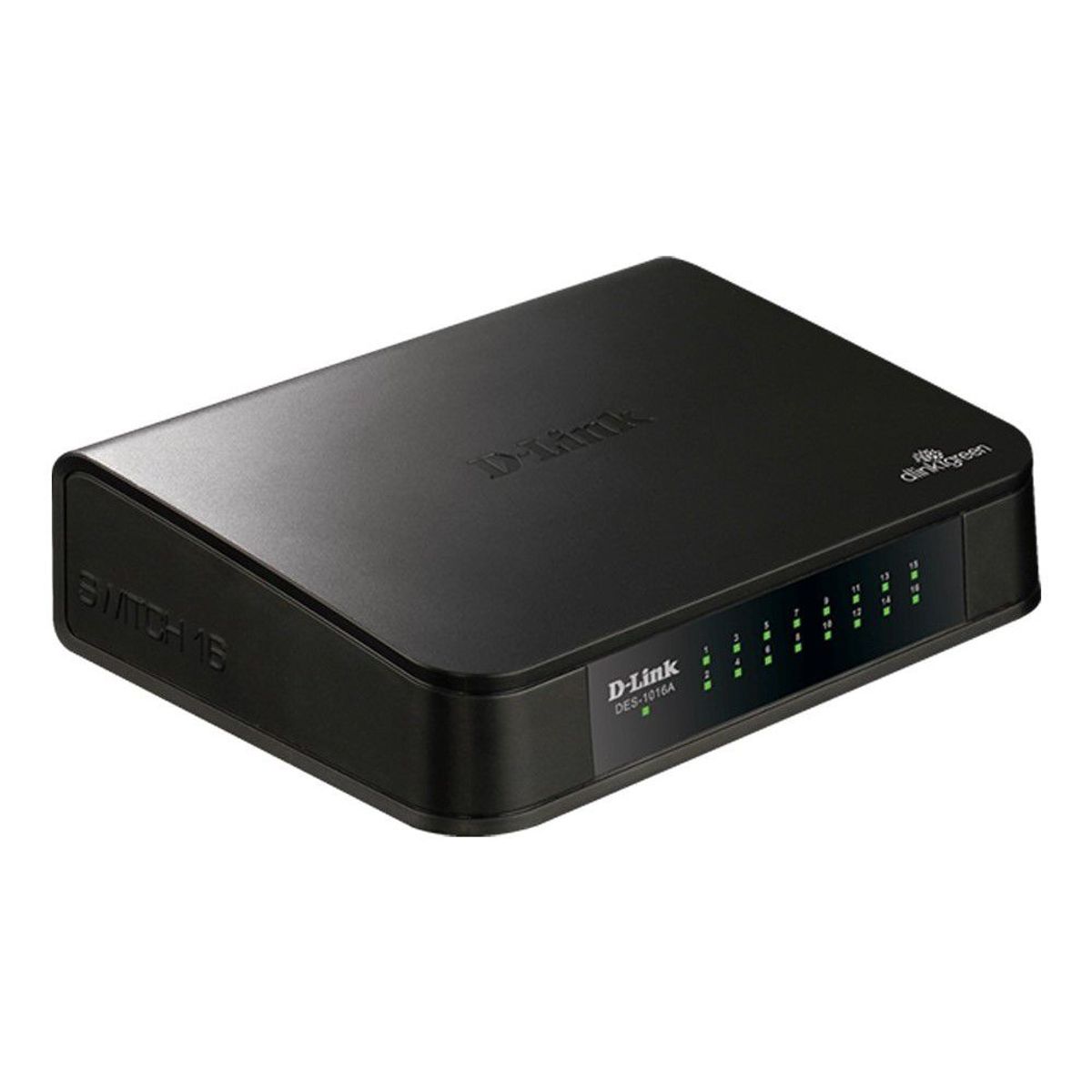 DLINK - Switch D-Link 16 RJ-45 10/100 Mbps Auto MDI/MDI-X - DES-1016A
