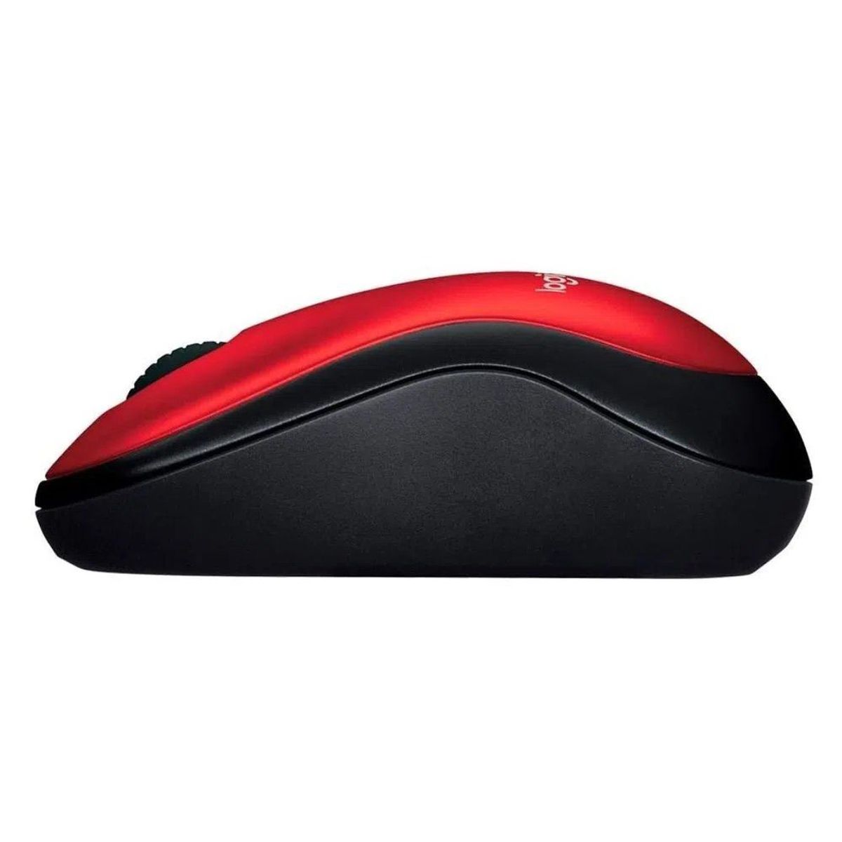 LOGITECH - Mouse Logitech M185 Wireless Inalámbrico Rojo - 910-003635