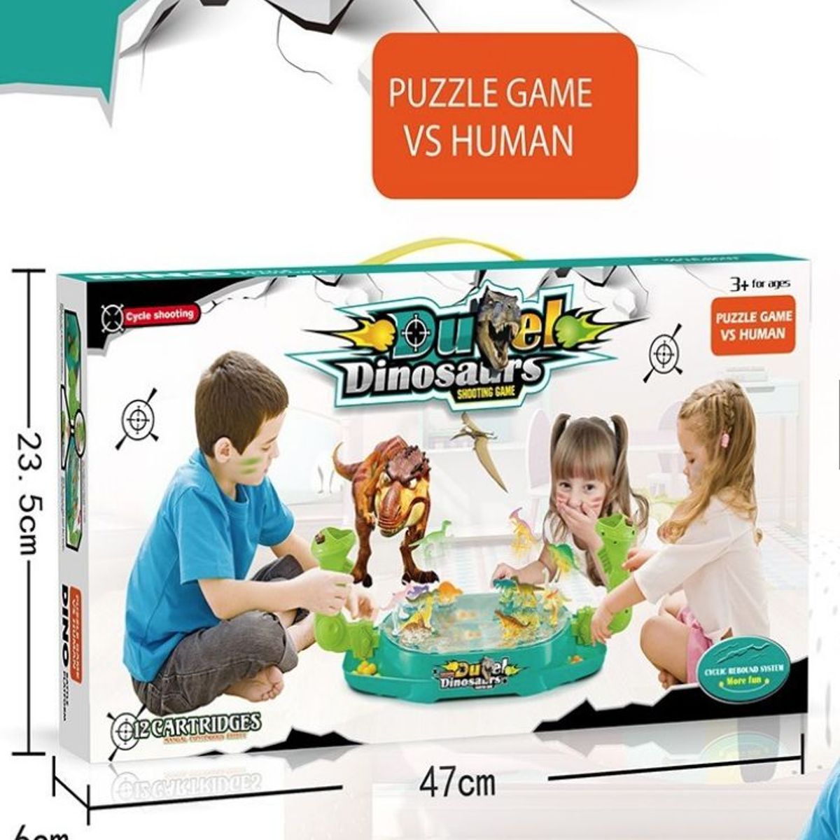 GENERICO - Juego divertido y educativo catapulta con dinosaurios