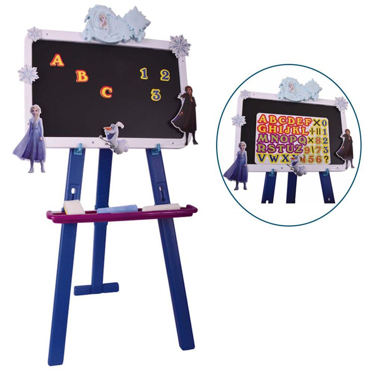 FROZEN - Set de pizarra reversible frozen ll  Disney