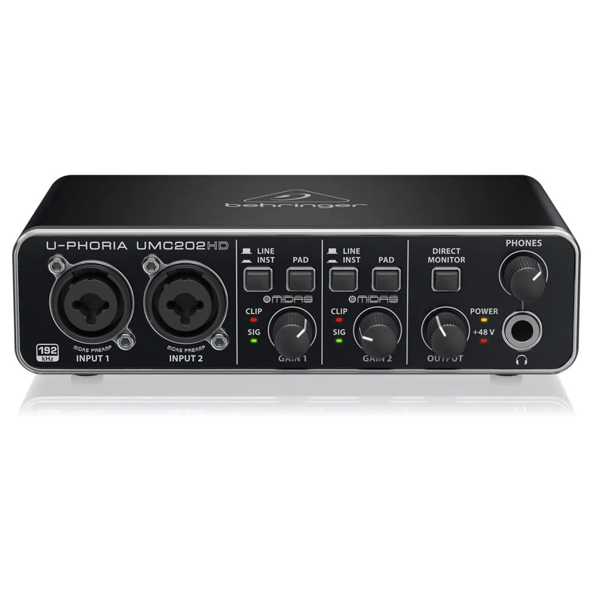 BEHRINGER - Interfaz Behringer de Audio UMC202HD Doble canal