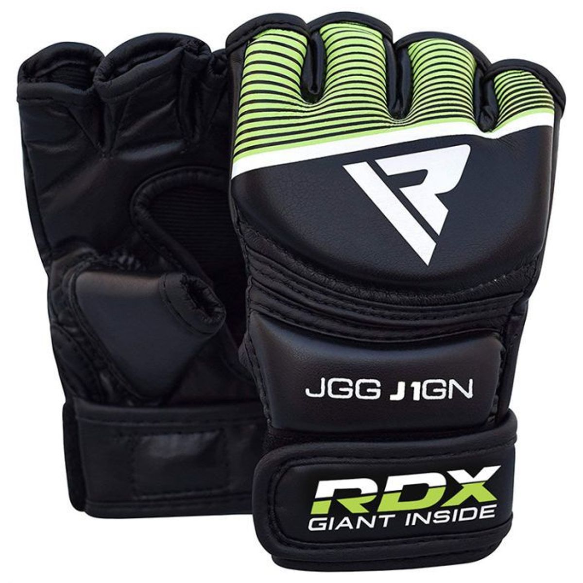 RDX - GUANTES MMA RDX VERDES PARA NIÑOS JGG-J1GN