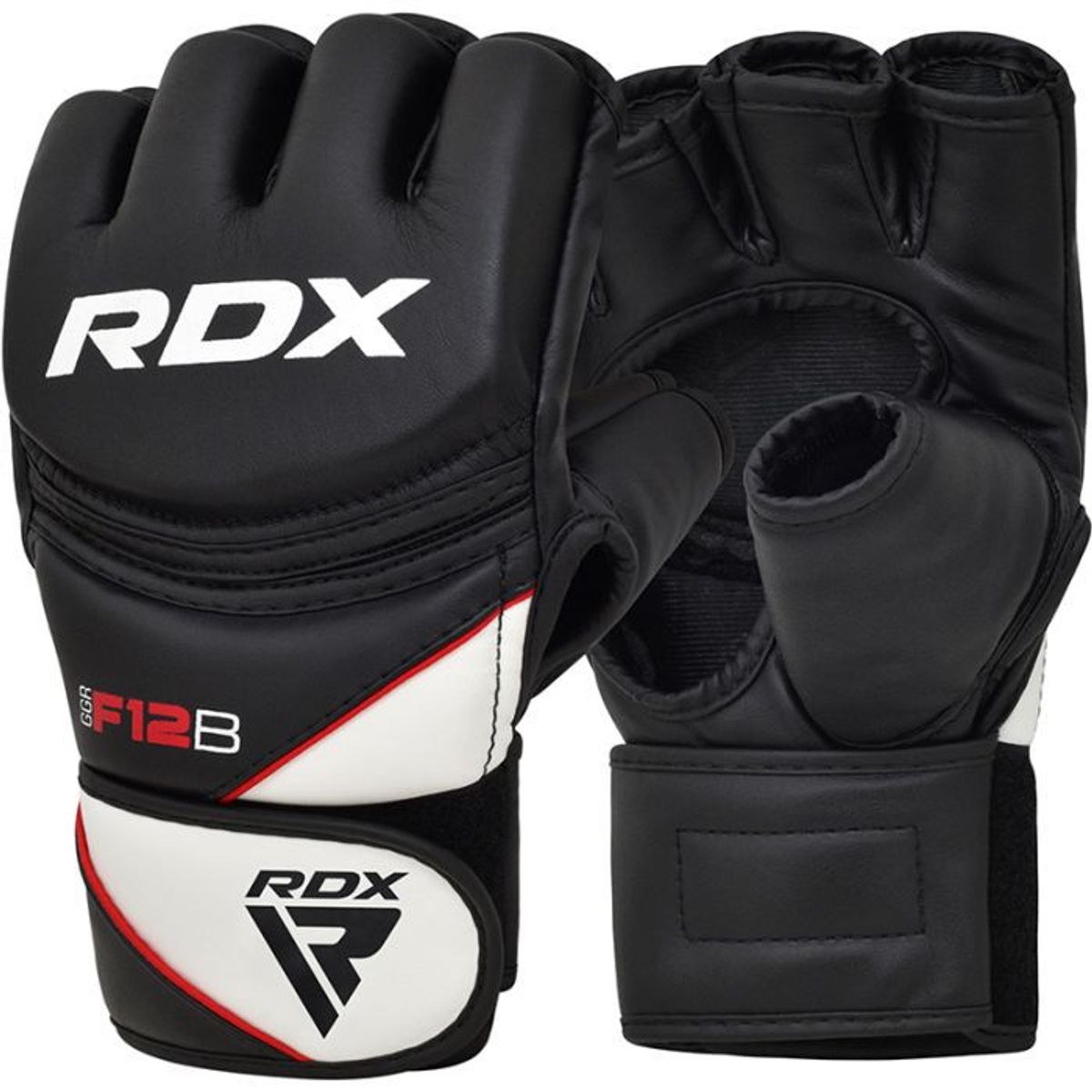 RDX - RDX F12 GUANTES MMA GRAPPLING NEGRO-M