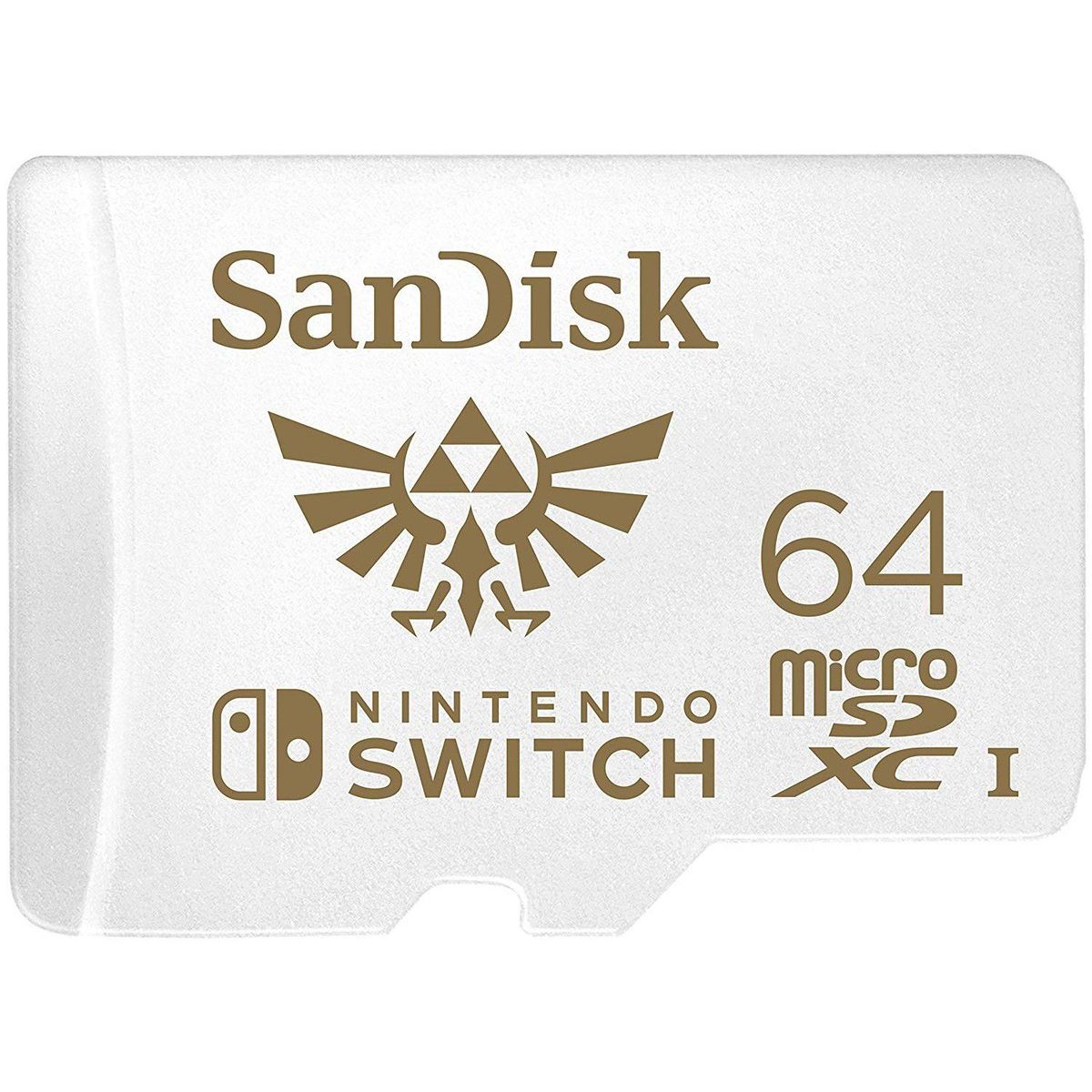 SANDISK - SanDisk 64GB UHS-I MicroSDXC 100Mbps Nintendo Switch SDSQXAT
