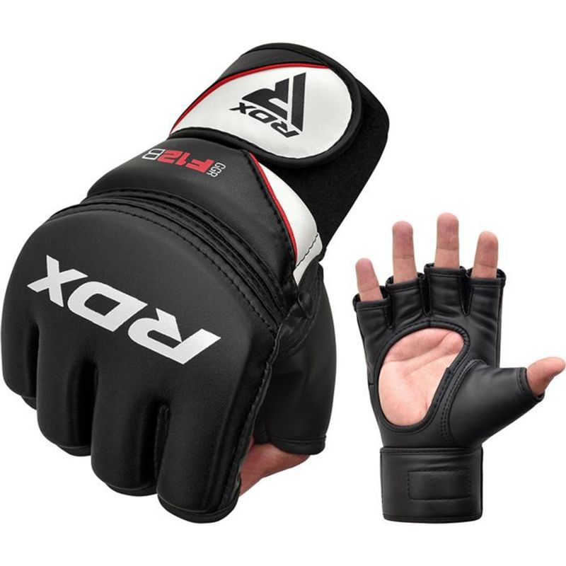 RDX - RDX F12 GUANTES MMA GRAPPLING NEGRO-L