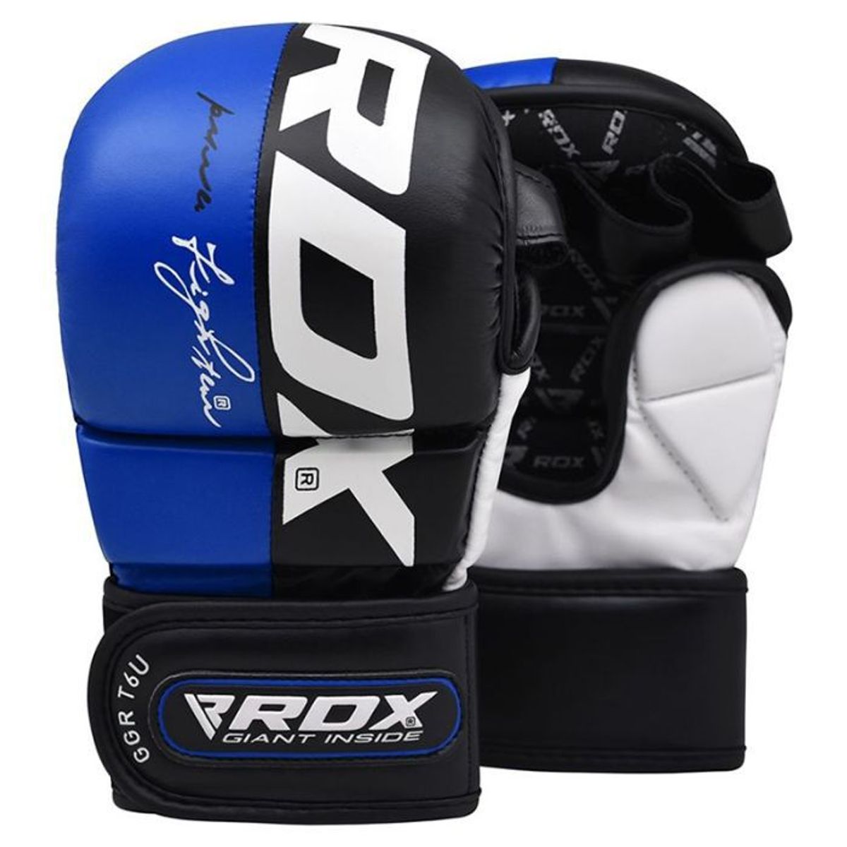 RDX - RDX T6 GUANTES MMA DE SPARRING AZUL-L