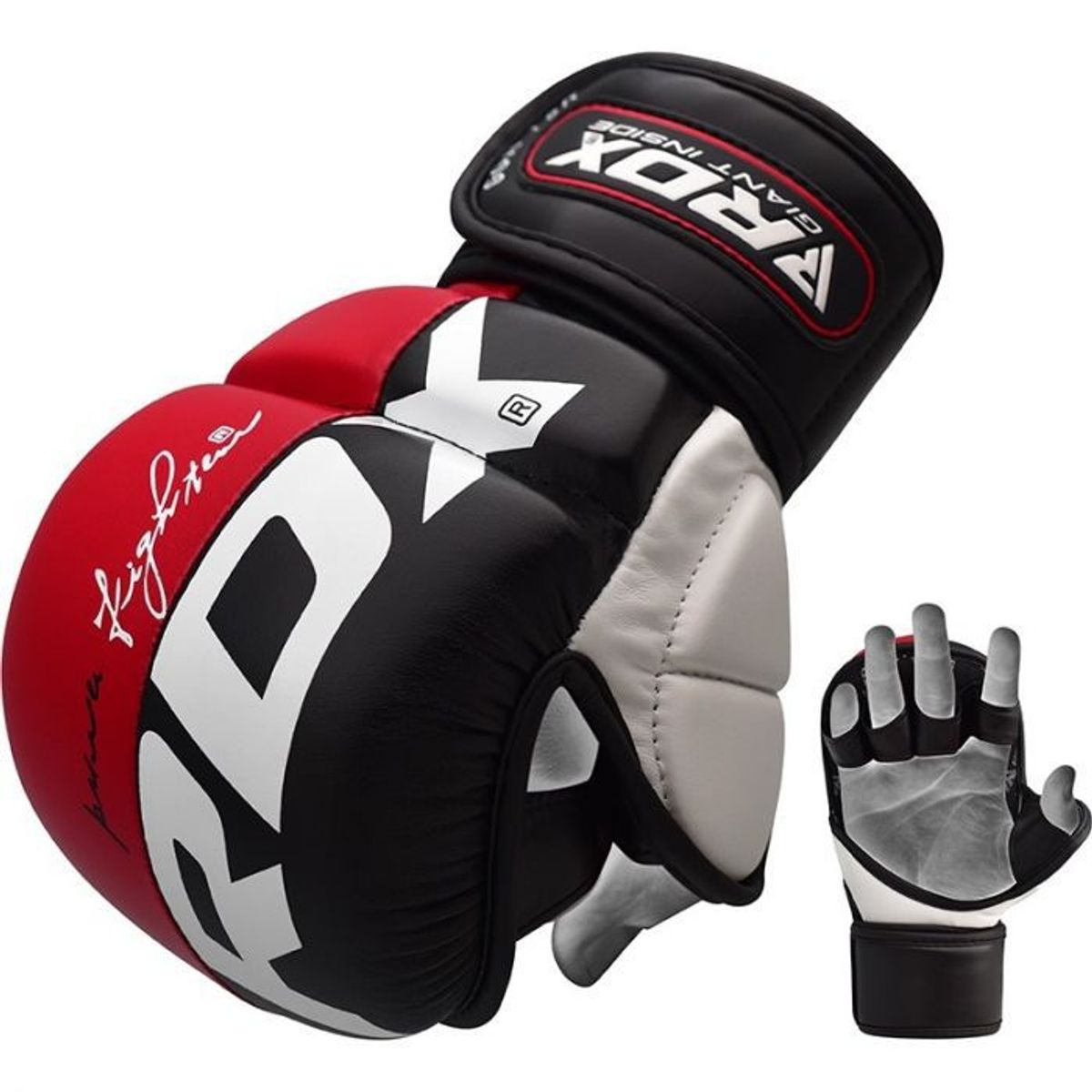 RDX - RDX T6 GUANTES MMA DE SPARRING ROJO-XL