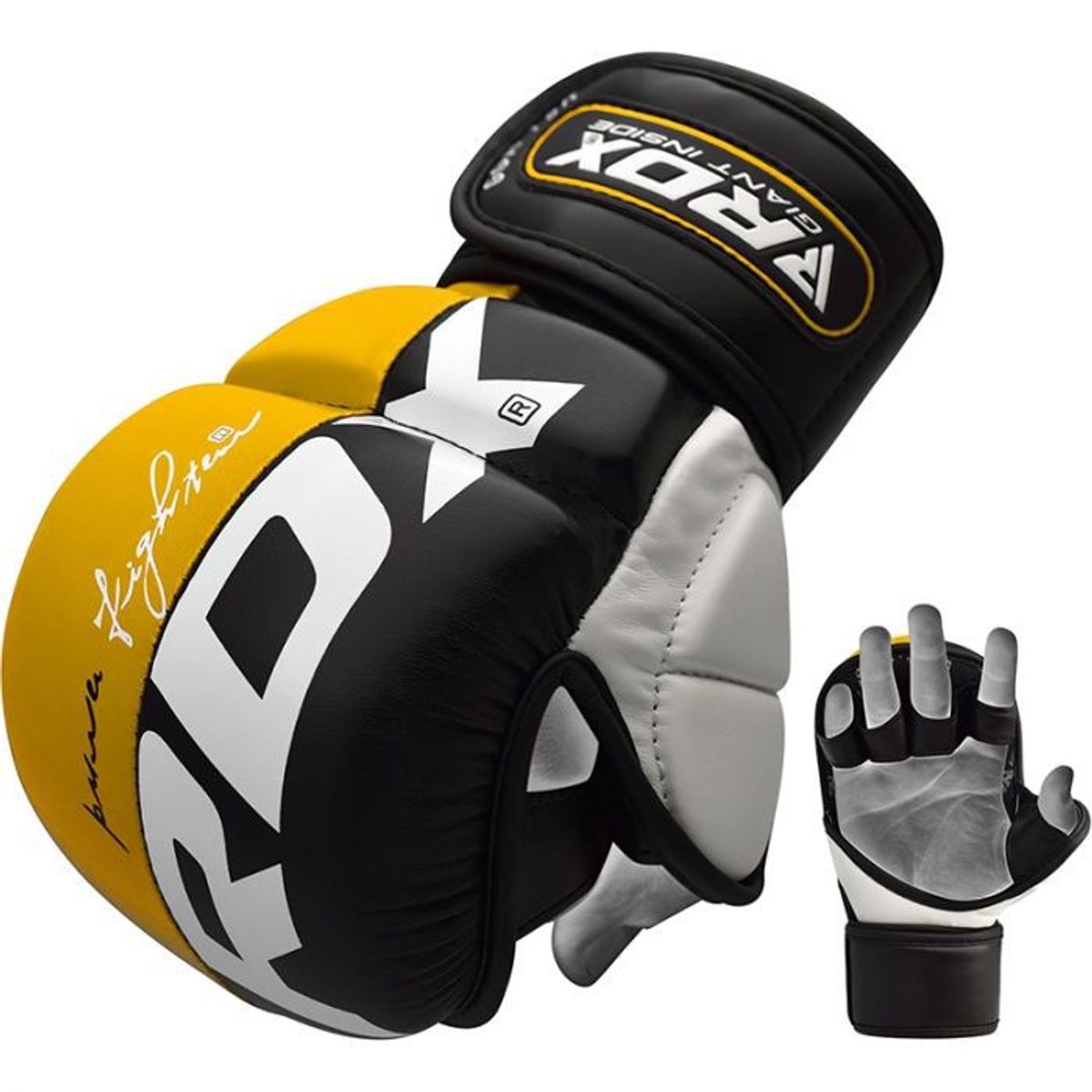 RDX - RDX T6 GUANTES MMA DE SPARRING AMARILLO-M